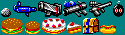 Dynamite Dux (PAL) - Items