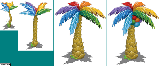 Fairy Farm - Rainbow Palm