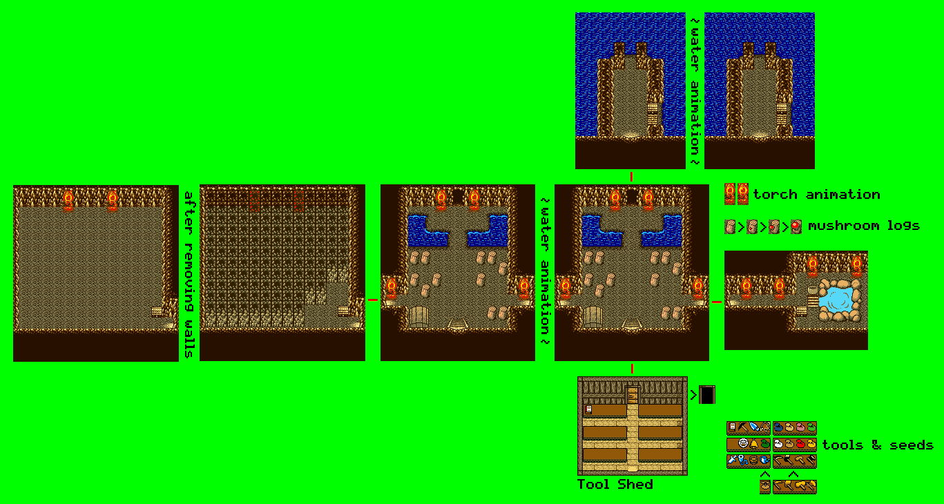 Harvest Moon GBC - Tool Shed (Inside)