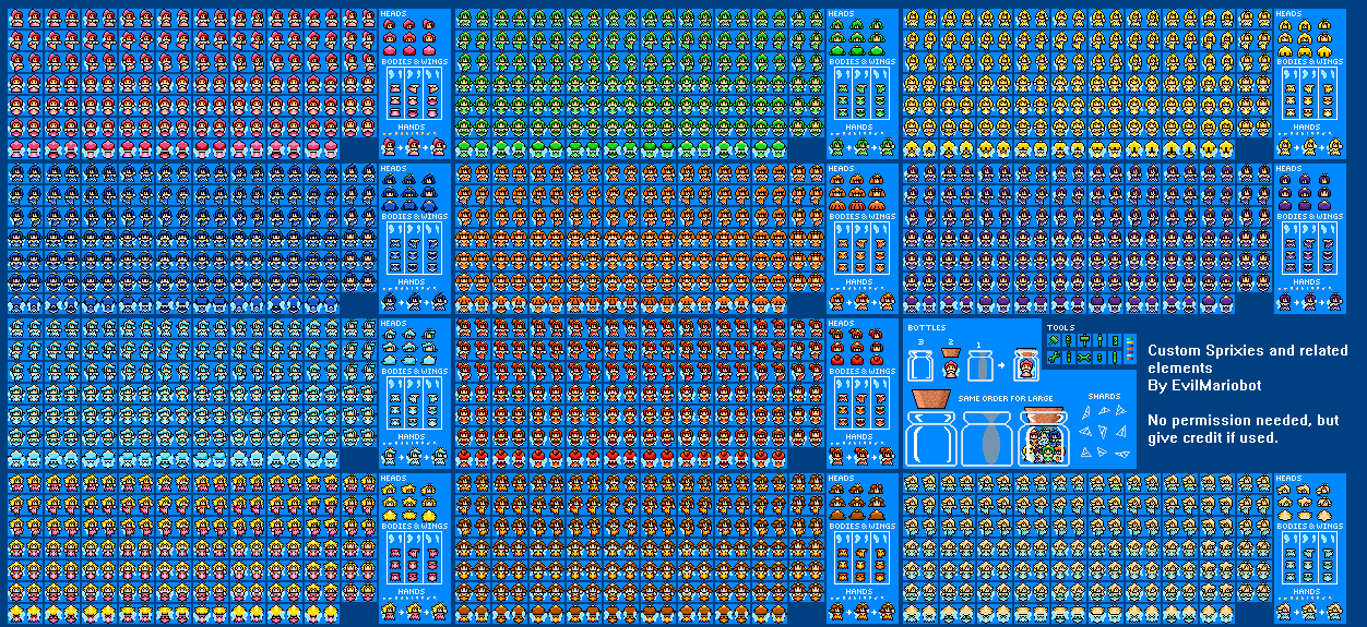 Sprixies (SMB3 SNES-Style)