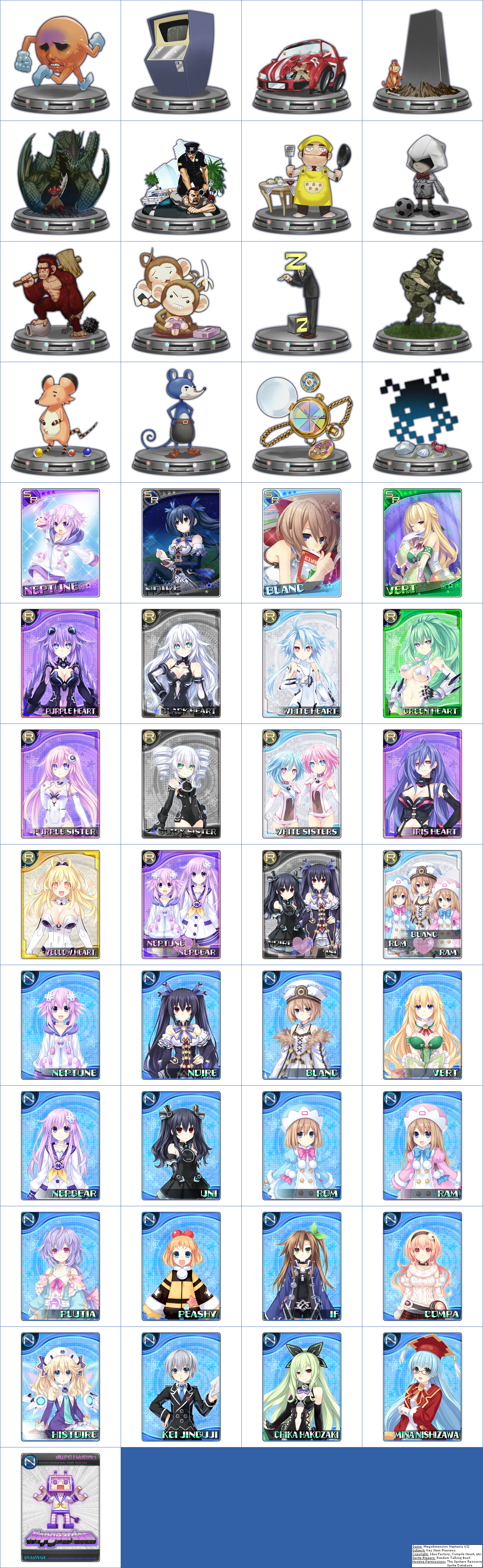 Megadimension Neptunia VII - Key Item Previews