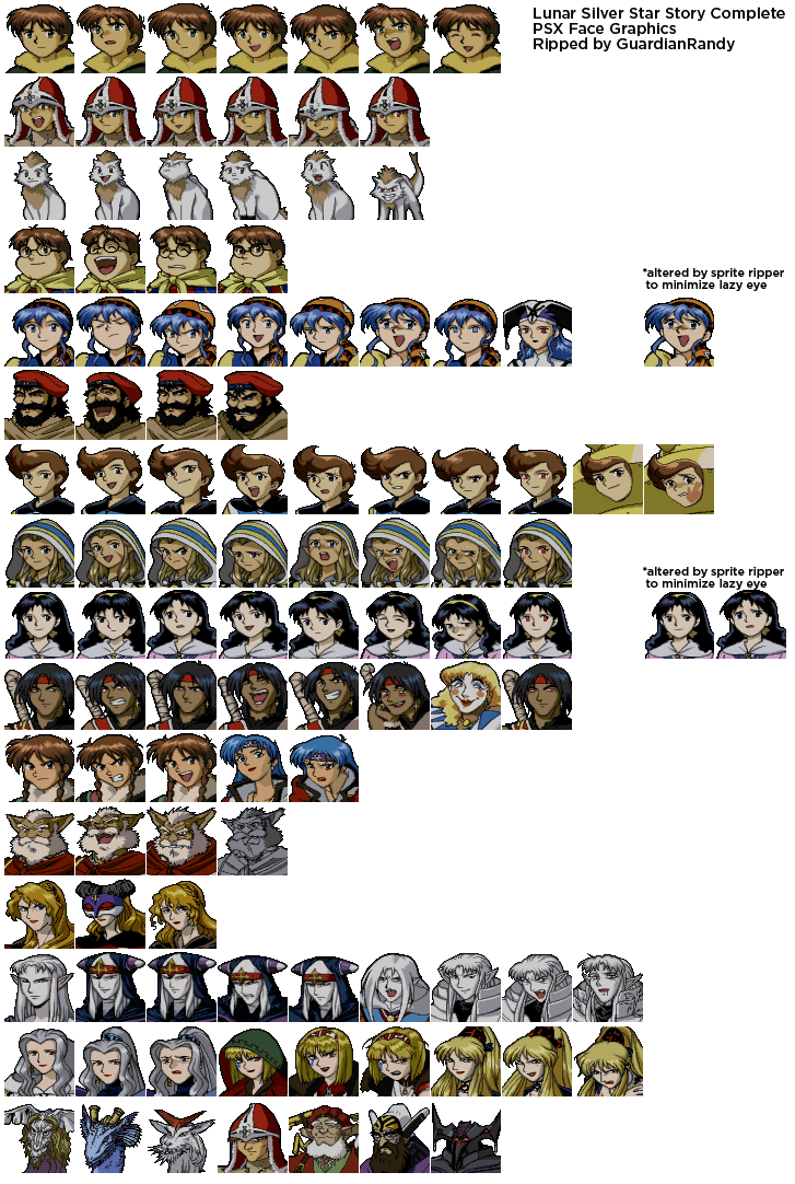 Lunar: Silver Star Story Complete - Portraits