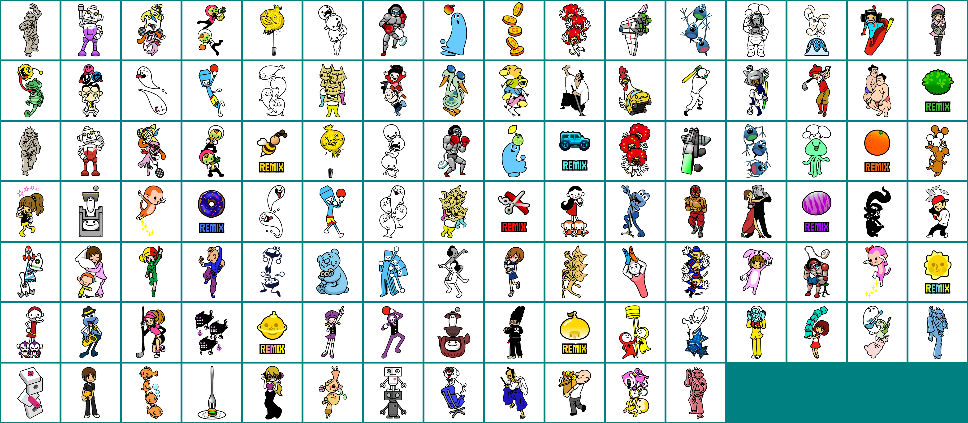 Minigame Portraits