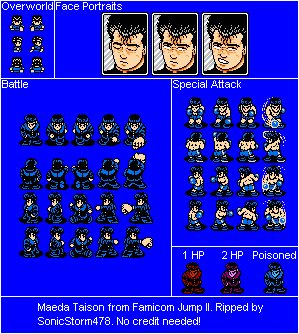 Famicom Jump 2: Saikyo no Shichinin (JPN) - Maeda Taison