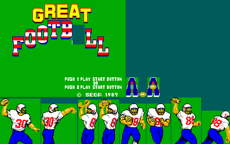 Great Football - Title Screen