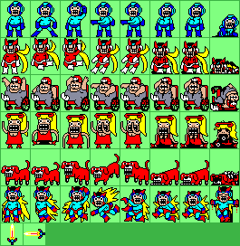 Megaman Sprite Game - Heroes