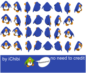 Club Penguin - Penguin (Old Blue)