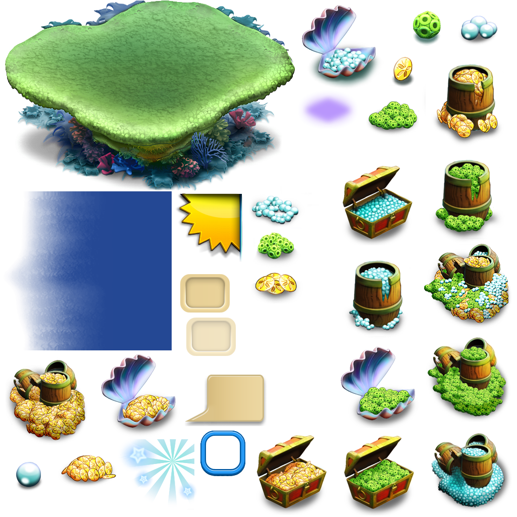 Nemo's Reef - Static Items