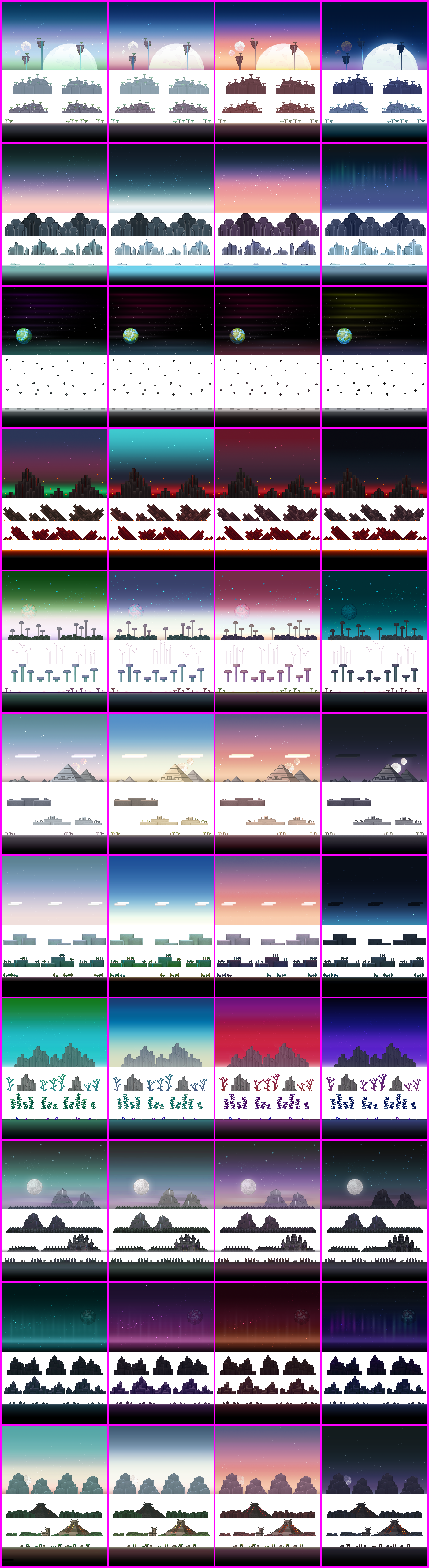 Junk Jack - Backgrounds