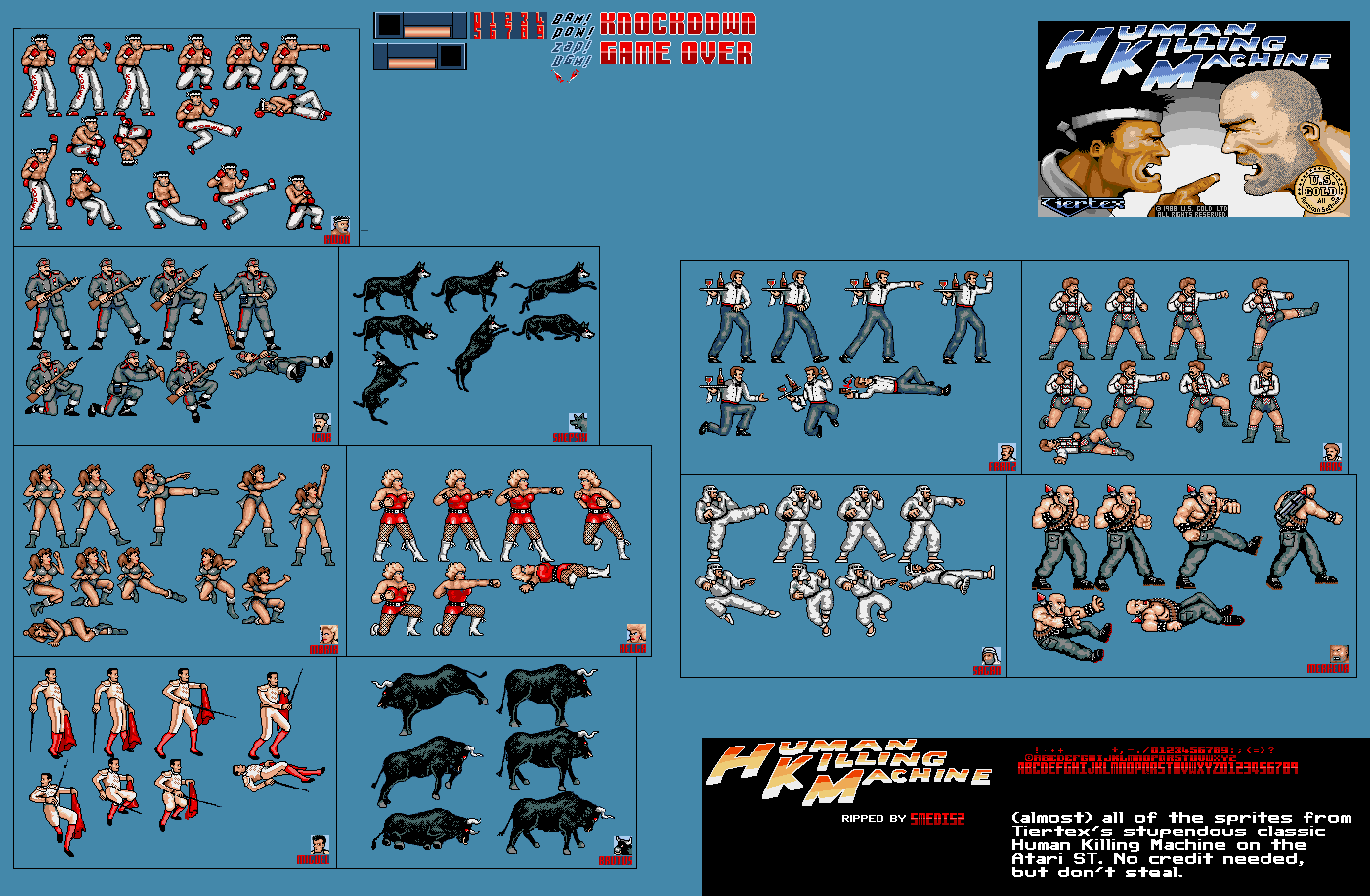 Human Killing Machine - General Sprites