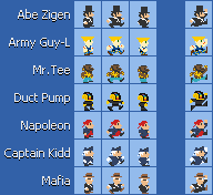 Super Mega Runners - Playable Characters