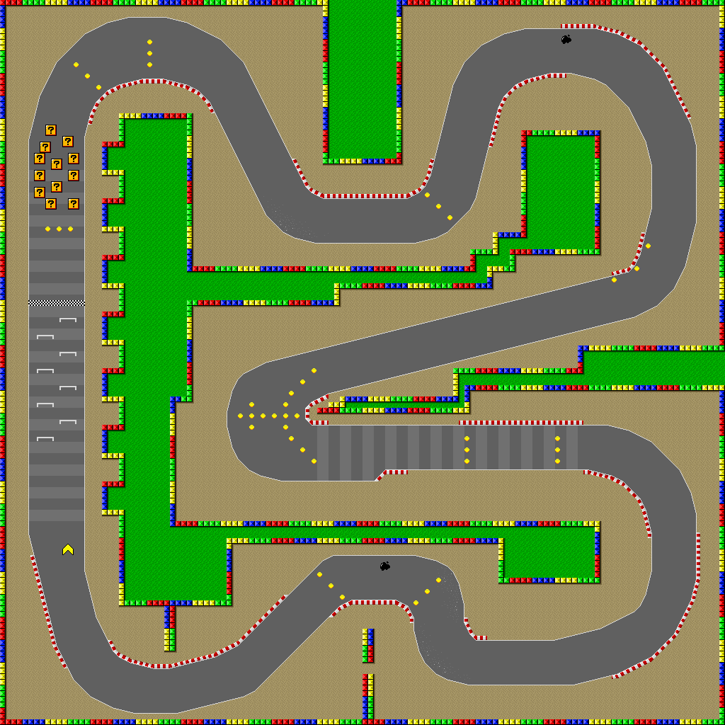 mario kart super circuit sprites mario