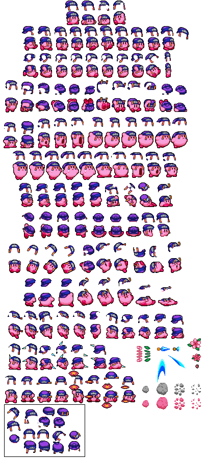 Ninja Kirby (Modern, Kirby Super Star Ultra-Style)