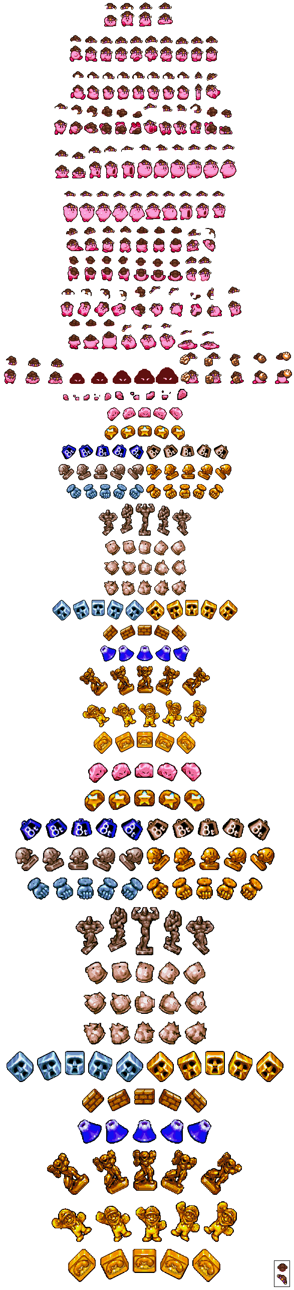 Kirby Customs - Stone Kirby (Modern, Kirby Super Star Ultra-Style)