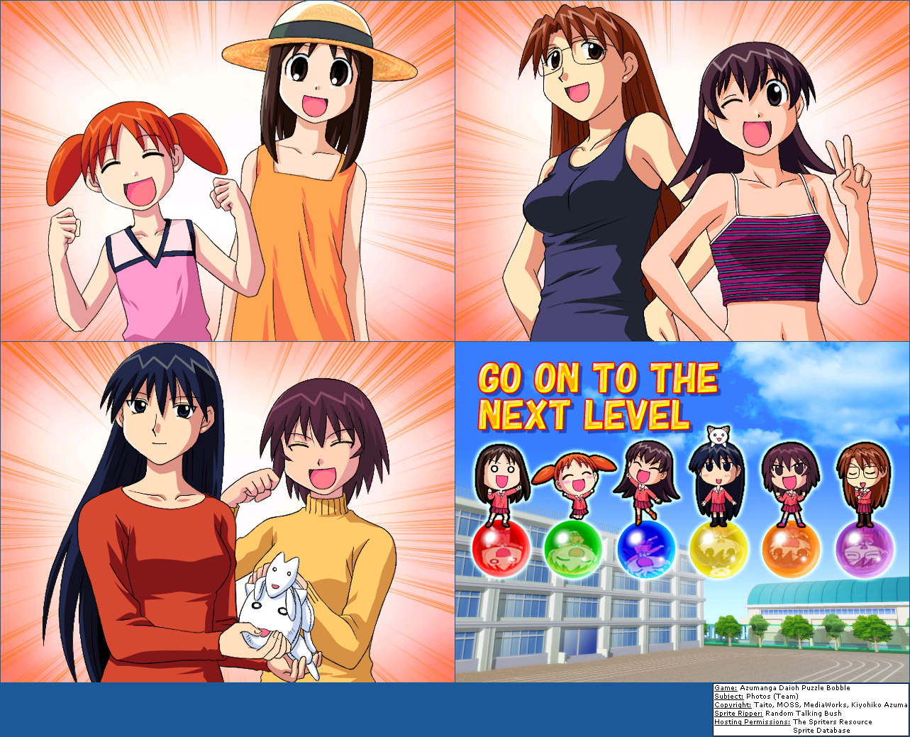 Azumanga Daioh Puzzle Bobble - Photos (Teams)