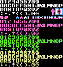 Tecmo Super Bowl - Text