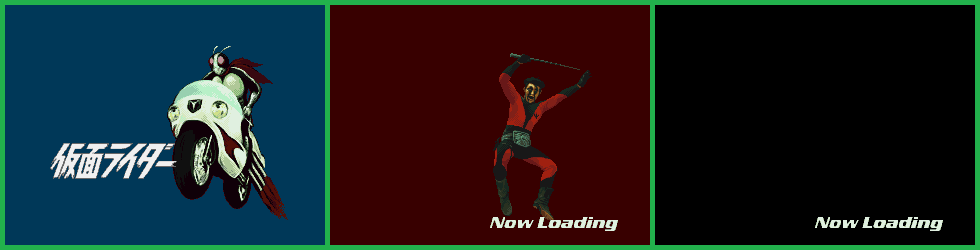 Kamen Rider (JPN) - Loading Screens