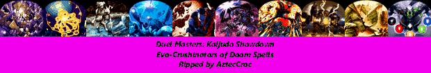 Duel Masters: Kaijudo Showdown - DM-02 Evo-Crushinators of Doom Spells