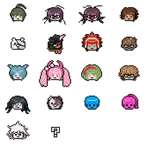 Danganronpa Another Episode: Ultra Despair Girls - Character Icons