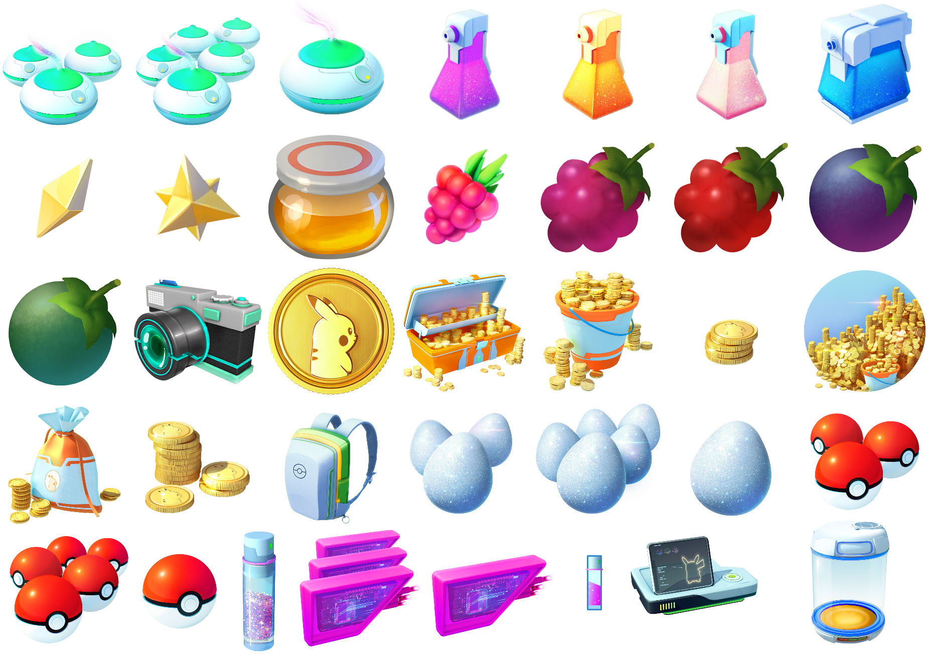 Pokémon GO - Items & Store Icons