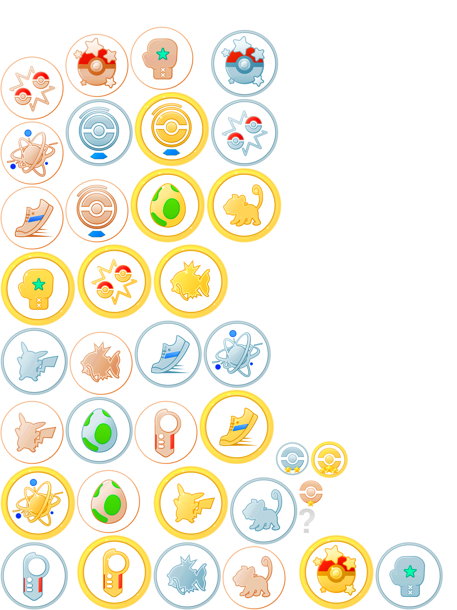 Pokémon GO - Medals