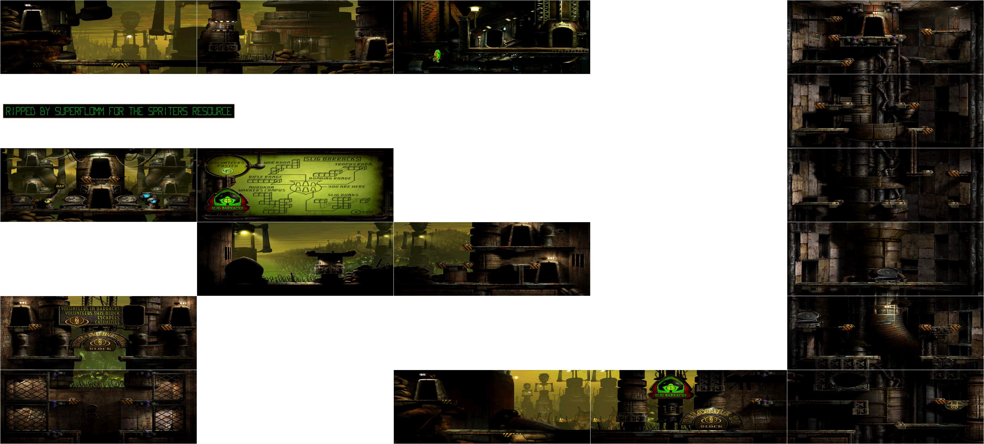 Oddworld: Abe's Exoddus - Slig Barracks Block 0