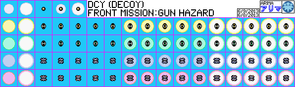 Front Mission: Gun Hazard (JPN) - Special Weapon 04 - DCY (Decoy)
