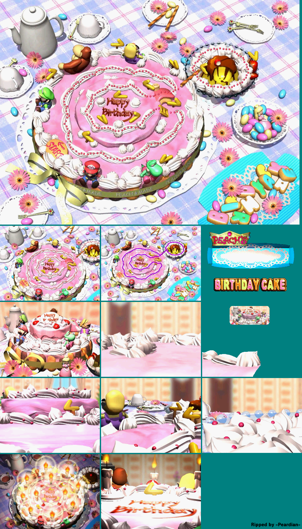 Mario Party - Peach's Birthday Cake