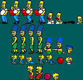 The Simpsons: Bart vs. the Space Mutants (PAL) - Assist Characters