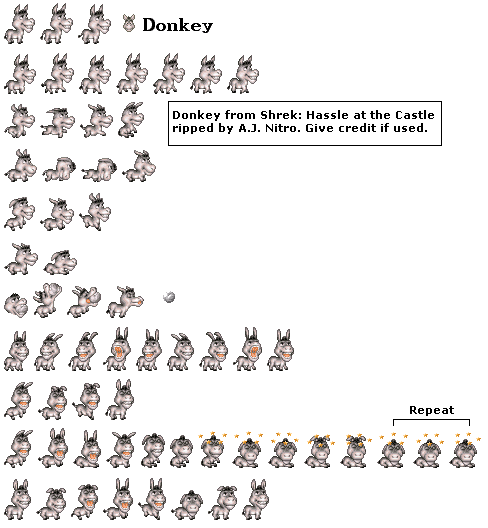 Shrek: Hassle at the Castle - Donkey
