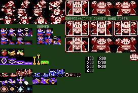 Donkey Kong Jr. - General Sprites