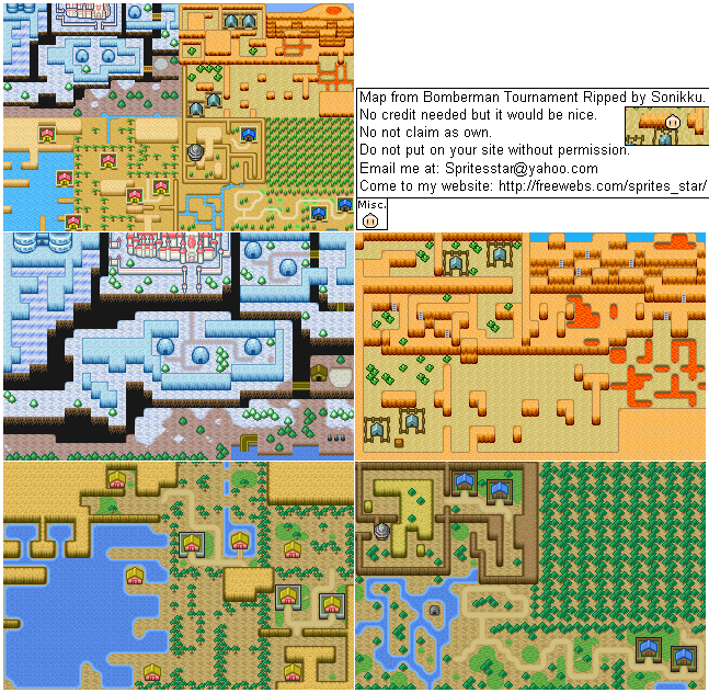 Bomberman Tournament - Map