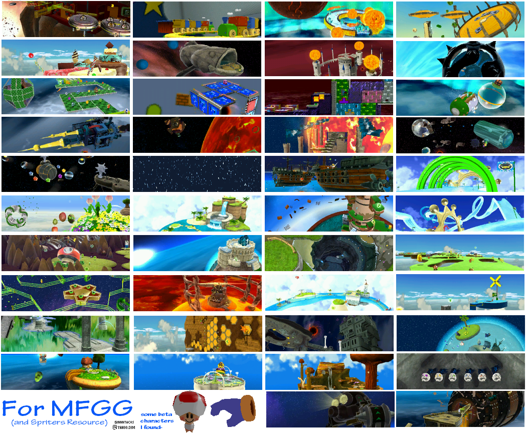 Super Mario Galaxy - Galaxy Previews