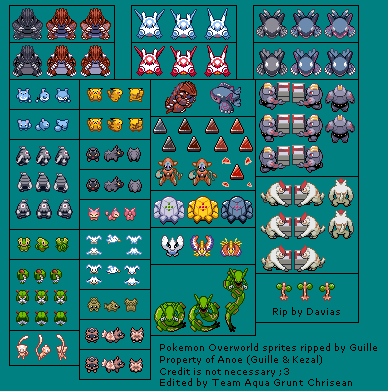 Pokémon Ruby / Sapphire - Pokémon (Overworld)