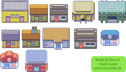 Pokémon Ruby / Sapphire - Buildings