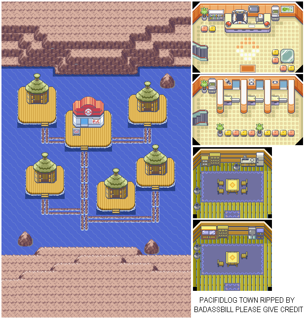 Pokémon Ruby / Sapphire - Pacifidlog Town