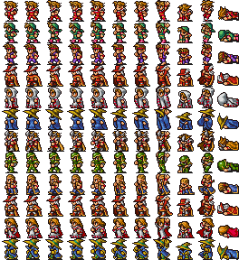 Final Fantasy Origins: Final Fantasy 1 - Playable Characters