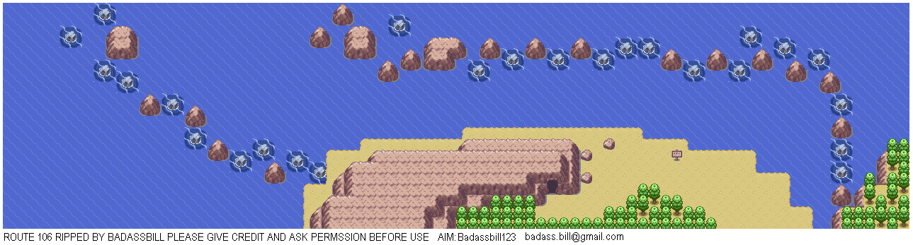 Pokémon Ruby / Sapphire - Route 106