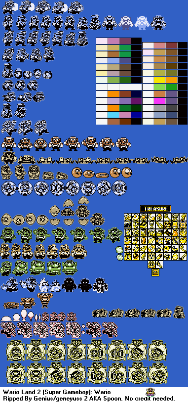 Wario Land II - Wario (SGB Palette)