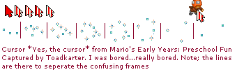 Mario's Early Years!: Preschool Fun (USA) - Cursor