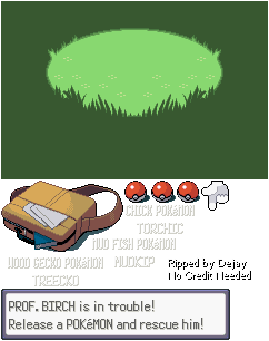 Pokémon Ruby / Sapphire - Starter Pokémon Select