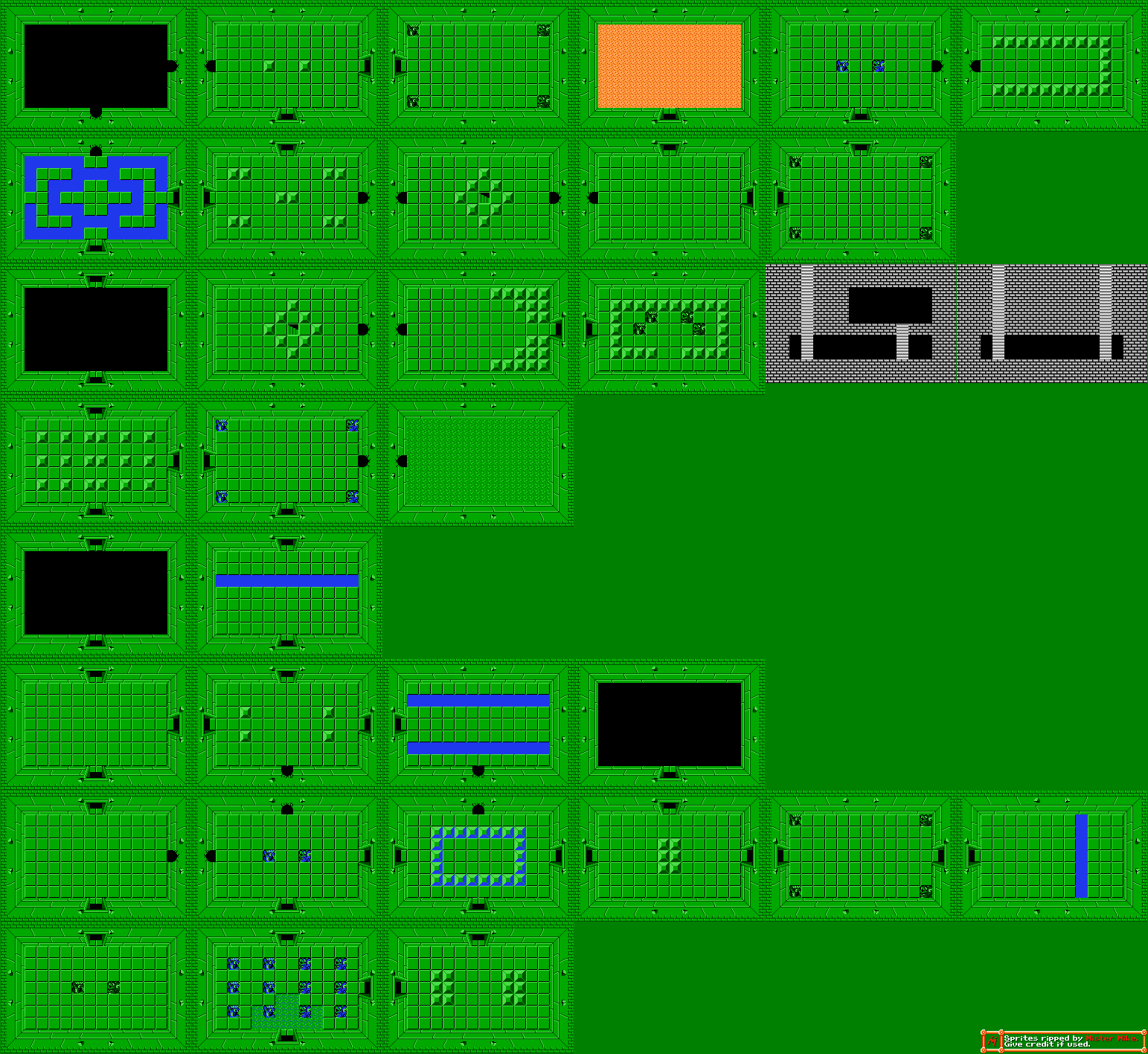 Dungeon Maps (First Quest) - Level 7 (Demon). 