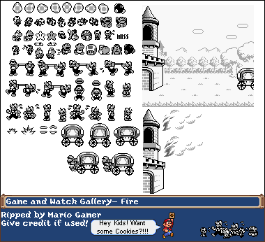 Game & Watch Gallery - Fire (Modern)