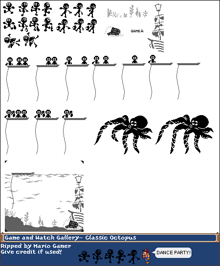 Game & Watch Gallery - Octopus (Classic)