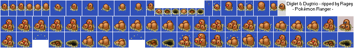 Pokémon Ranger - Diglett & Dugtrio