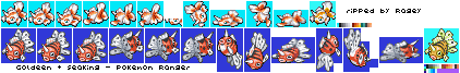 Pokémon Ranger - Goldeen & Seaking