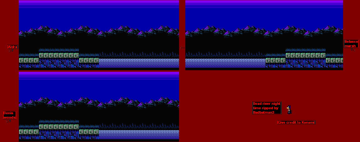 Castlevania 2: Simon's Quest - Dead River (Night)