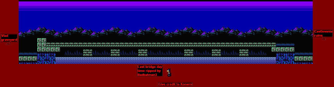 Castlevania 2: Simon's Quest - Last Bridge (Night)