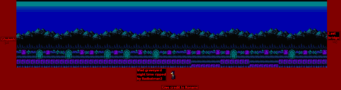 Castlevania 2: Simon's Quest - Vlad Graveyard (Night)