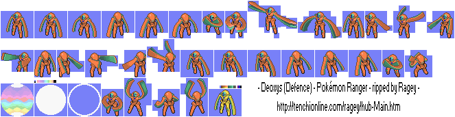 Pokémon Ranger - Deoxys (Defense Forme)